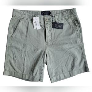 NWT J.Crew Chino Bermuda Shorts Size 6 Sage Green